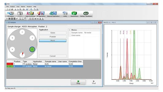 Based on the famous Rigaku easy-to-use flow bar interface, QuantEZ software walks the user through steps required to setup either an empirical or fundamental parameters application.